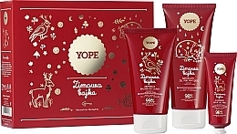 Fragrances, Perfumes, Cosmetics Set 'Winter's Tale' - Yope Zimowa Bajka (sh/gel/200ml + b/balm/150ml + h/cr/50ml)