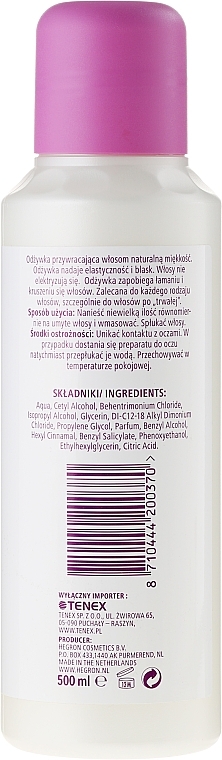 Conditioner - Tenex Hegron Creme Spoeling Hair Conditioner — photo N2