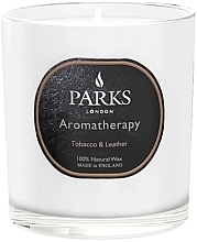 Scented Candle - Parks London Aromatherapy Tobacco & Leather Candle — photo N5