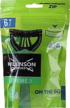 Disposable Razors, 6 pcs - Wilkinson Sword Xtreme 3 Duo Comfort — photo N1