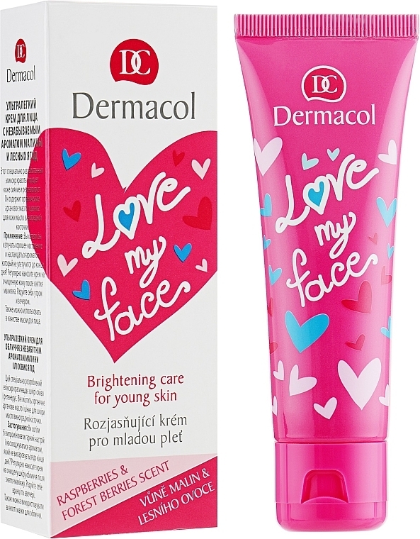 Restoring Sorbet Face Cream - Dermacol Love My Face Rasberries & Forst Berries Scent Face Cream — photo N1