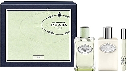 Fragrances, Perfumes, Cosmetics Prada Les Infusions De Iris - Set (edp/100ml + + b/lot/100ml + edp/mini/10ml)