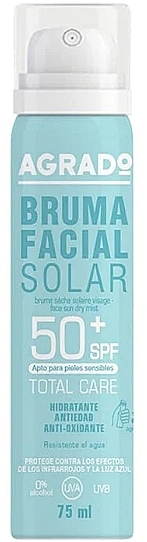 Sunscreen Face Mist SPF50 - Agrado Proteccion Solar Bruma Facial — photo N1