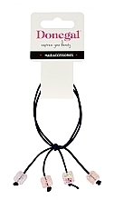 Fragrances, Perfumes, Cosmetics Hair Tie with Beads, FA-5723, black - Donegal