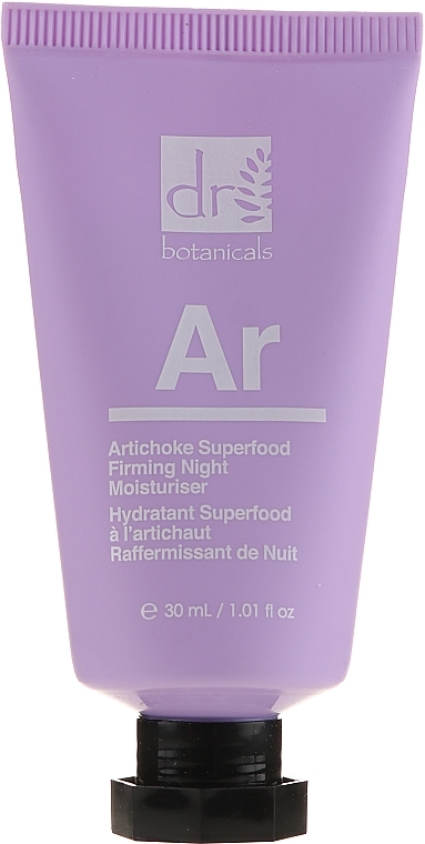 Night Face Cream - Dr. Botanicals Artichoke Superfood Firming Night Moisturiser — photo N2