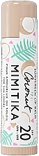 Fragrances, Perfumes, Cosmetics Coconut Sunscreen Lip Balm - Mimitika Sunscreen Lip Balm SPF 20