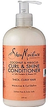 Fragrances, Perfumes, Cosmetics Moisturizing Hair Conditioner - Shea Moisture Coconut & Hibiscus Curl Shine Conditioner