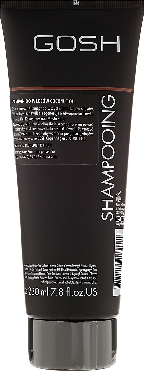 Hair Shampoo - Gosh Coconut Oil Shampoo — photo N2