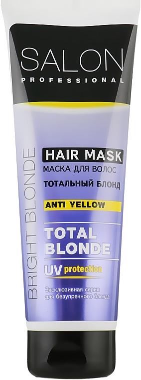 Total Blond Hair Mask - Salon Professional Hair Mask Anti Yellow Total Blonde — photo N1