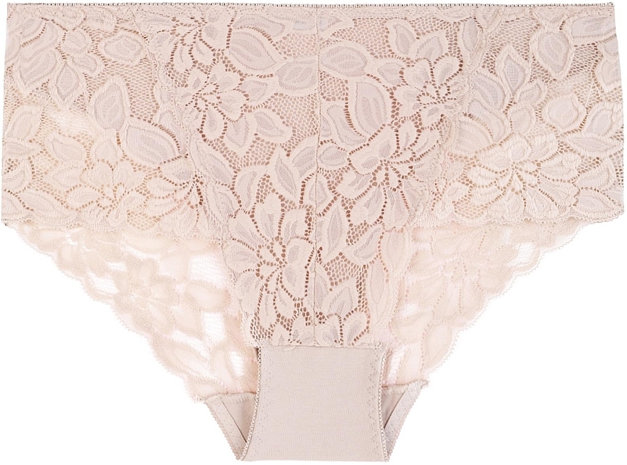 Lace Bikini Panties, BDM700-002, Beige - Moraj — photo N1