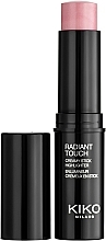 Highlighter Stick - Kiko Milano Radiant Touch Creamy Stick Highlighter — photo N1