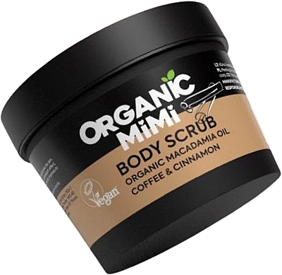 Coffee & Cinnamon Body Scrub - Organic Mimi Body Scrub Coffee & Cinnamon — photo N1