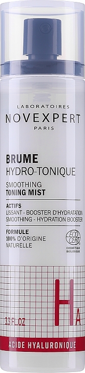 Toning Face Spray - Novexpert Hyaluronic Acid Smoothing Toning Mist — photo N1