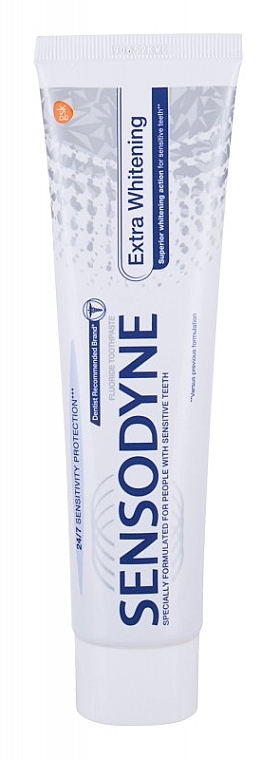 Whitening Toothpaste for Sensitive Teeth - Sensodyne Extra Whitening — photo N6