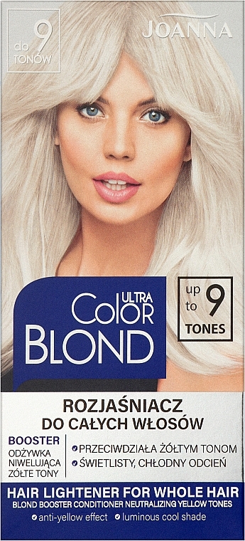 Hair Lightener - Joanna Ultra Color Blond 9 Tones — photo N1