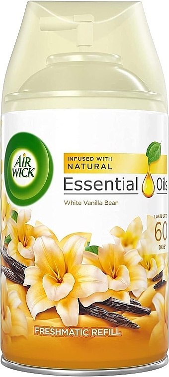 Air Freshener Refill 'White Vanilla' - Air Wick Pure White Vanilla Bean Automatic Spray Refill — photo N1