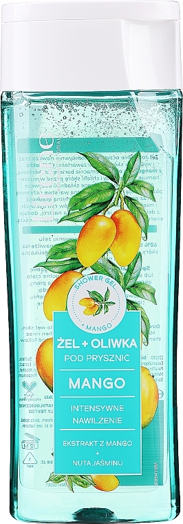 Shower Gel with Mango Wax - Lirene Oil Shower Gel With Mango — photo N1