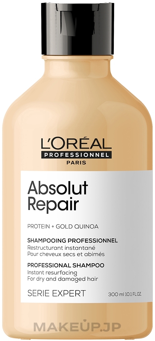 Hair Shampoo - L'Oreal Professionnel Absolut Repair Gold Quinoa +Protein Shampoo — photo 300 ml NEW