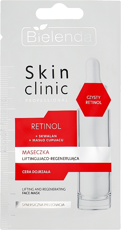 Lifting & Regenerating Face Mask - Bielenda Skin Clinic Professional Retinol Mask — photo N1