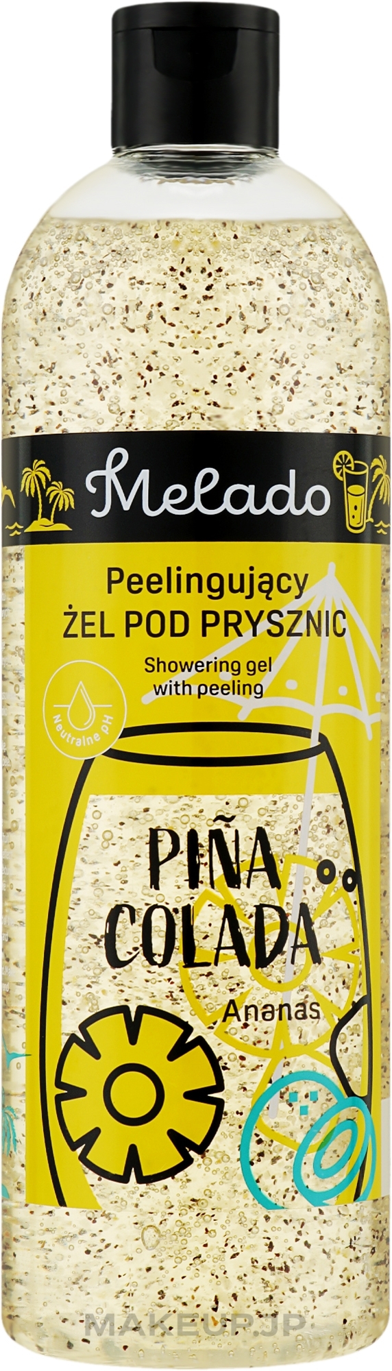 Peeling Shower Gel 'Pina Colada' - Natigo Melado Shower Gel Pina Colada — photo 500 ml