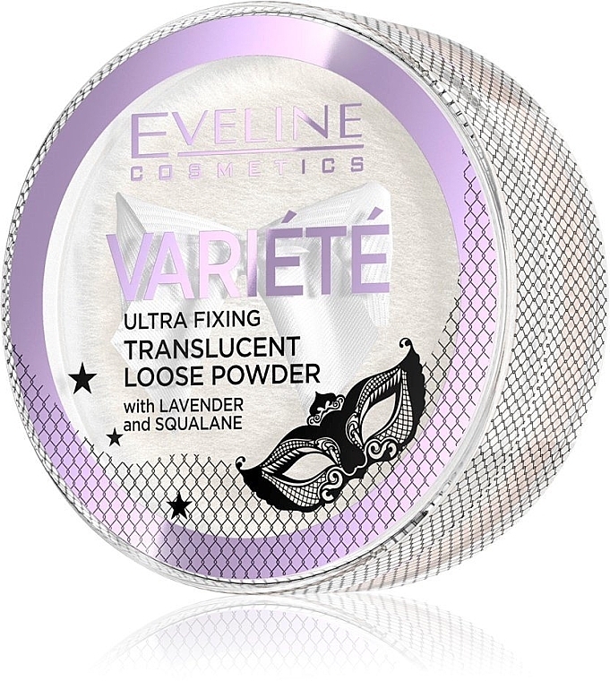 Face Powder - Eveline Cosmetics Variete Ultra Fixing Transparent Loose Face Powder — photo N2