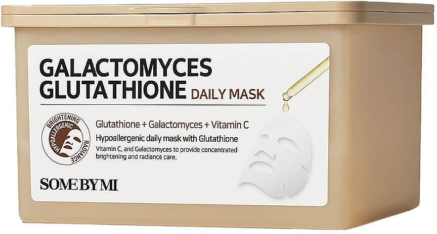 Brightening Galactomyces Sheet Mask Set - Some By Mi Galactomyces Glutathione Daily Mask — photo N1