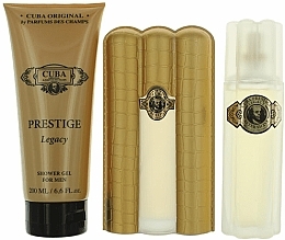 Cuba Prestige Legacy - Set (edt/90ml + af/sh/100ml + sh/gel/200ml)	 — photo N1