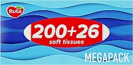 Tissues 226 pcs, blue package - Ruta Megapack — photo N1