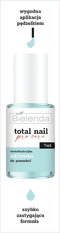 7in1 Multifunctional Nail Conditioner - Bielenda Total Nail Pro Care Conditioner 7in1 — photo N4