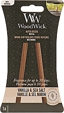 Fragrances, Perfumes, Cosmetics Car Reed Diffuser (refill) - Woodwick Vanilla & Sea Salt Auto Reeds Refill