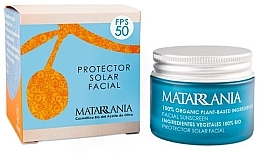 Face Sunscreen - Matarrania 100% Organic Face Sunscreen SPF50 — photo N2