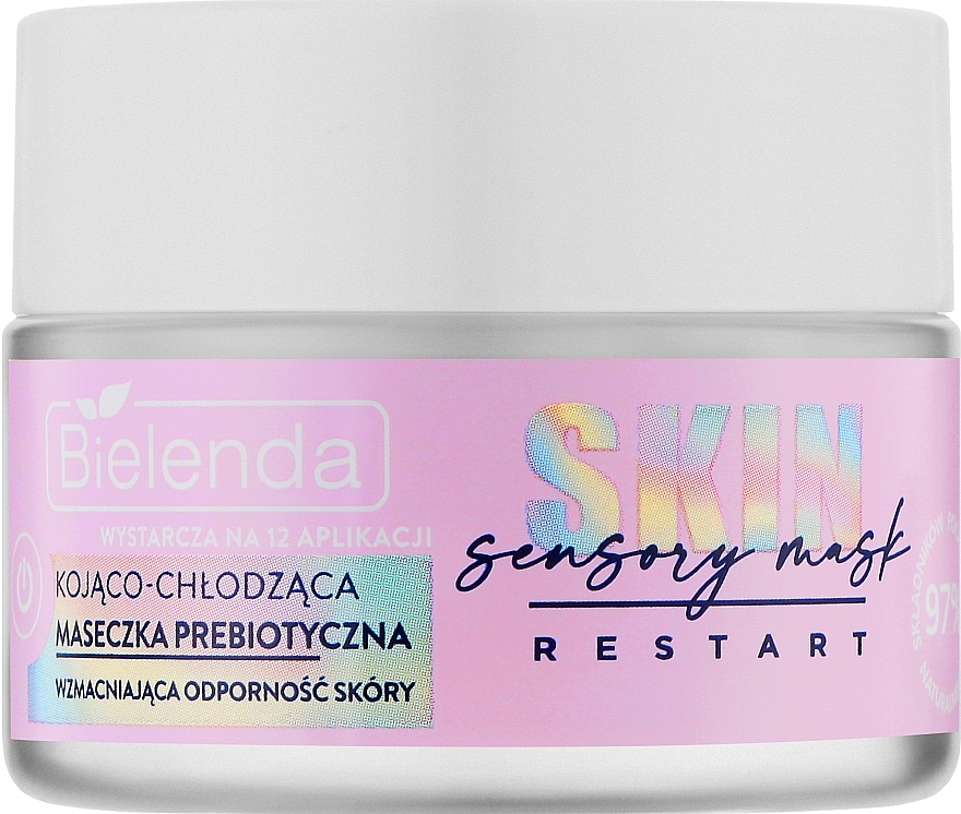 Soothing & Cooling Face Mask with Prebiotics - Bielenda Skin Restart Sensory Soothing & Cooling Prebiotic Mask — photo N1