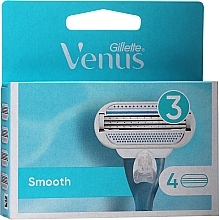 Shaving Razor Refills, 4 pcs. - Gillette Venus Smooth  — photo N2