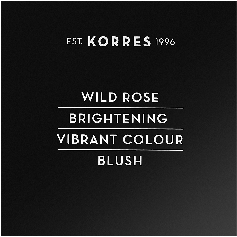 Face Blush - Korres Wild Rose Brightening Vibrant Colour Blush — photo N3