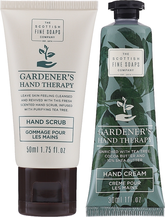 Set - Scottish Fine Soaps Gardeners Therapy Hand Care Duo (scr/50ml + cr/30ml) — photo N9