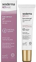 Fragrances, Perfumes, Cosmetics Anti-Aging 3-Retinol Eye Gel - SesDerma Laboratories Reti Age Facial Eye Contour Gel 3-Retinol System