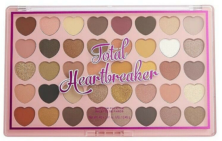 Eyeshadow Palette - I Heart Revolution Total Heartbreaker Eyeshadow Palette — photo N1