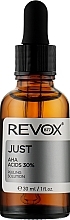 Fragrances, Perfumes, Cosmetics Alpha Hydroxy Acids Serum - Revox Just Aha Acids 30% Peeling Solution