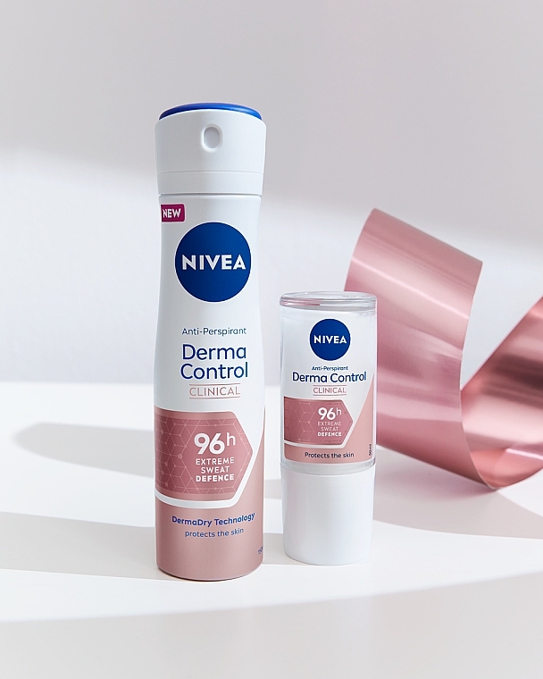 Roll-On Deodorant - Nivea Derma Dry Control Maximum Antiperspirant — photo N6