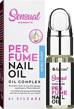 Scented Cuticle Oil - Silcare Sensual Moments Nail Oil Hush Hush — photo N3