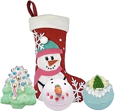 Fragrances, Perfumes, Cosmetics Bath Bomb Set, 3 pieces - Bomb Cosmetics Snowlady Stocking