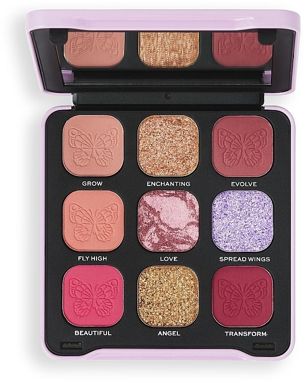 Eyeshadow Palette - I Heart Revolution Butterfly Eyeshadow Palette Wonderland — photo N2