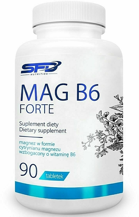 Mag B6 Forte Food Supplement - SFD Nutrition Mag B6 Forte — photo N1