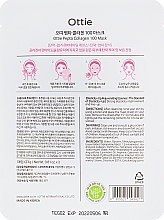 Firming Face Sheet Mask with Collagen - Ottie Pepta Collagen 100 Mask — photo N2