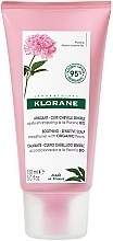 Fragrances, Perfumes, Cosmetics Peony Extract Hair Gel Conditioner - Klorane Soothing and Anti-Irritating Gel Conditioner