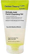 Fragrances, Perfumes, Cosmetics Exfoliating face gel with salicylic acid - Carbon Theory Salicylic Cleansing Facial Cleansing Gel