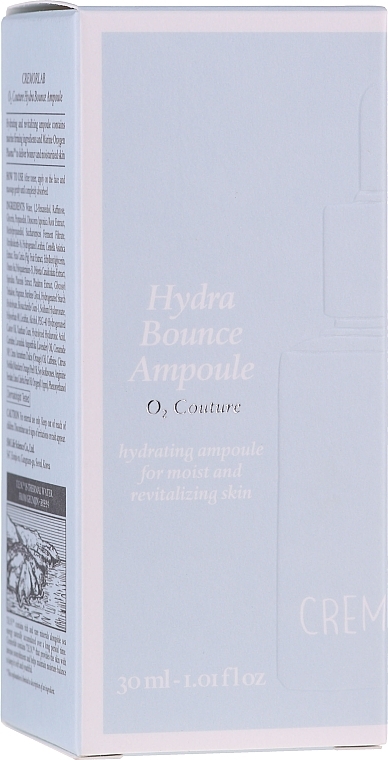 Face Serum - Cremorlab Hydra Bounce Ampoule O2 Couture — photo N1