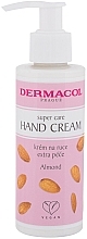 Fragrances, Perfumes, Cosmetics Hand Cream 'Almond' - Dermacol Almond Hand Cream