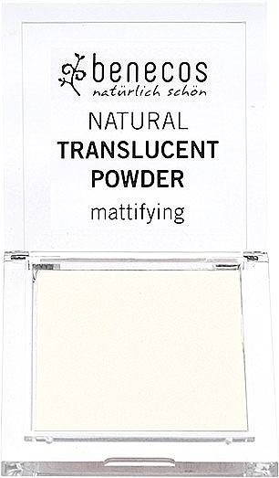 Transparent Mattifying Face Powder - Benecos Natural Translucent Powder Mission Invisible — photo N12
