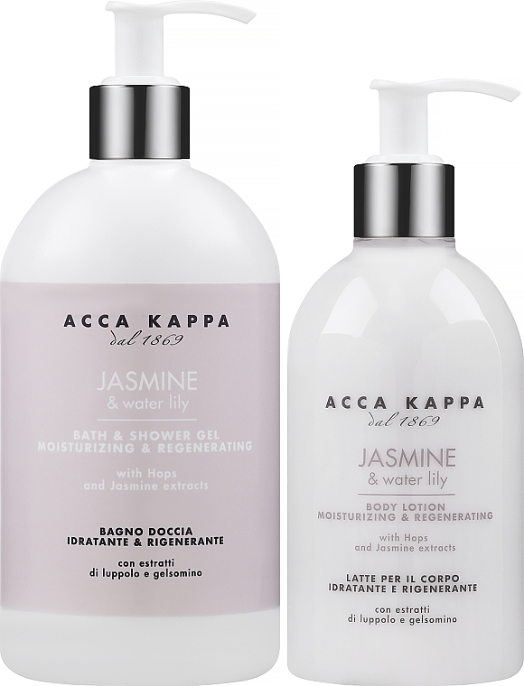 Acca Kappa Jasmine & Water Lily - Set (sh/gel/500 ml + b/lot/300 ml) — photo N2